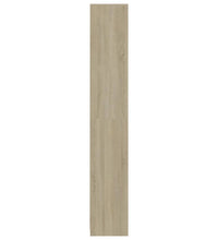 Badezimmerschrank Sonoma-Eiche 30x30x183,5 cm Holzwerkstoff