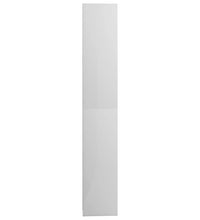 Badezimmerschrank Hochglanz-Weiß 30x30x183,5 cm Holzwerkstoff