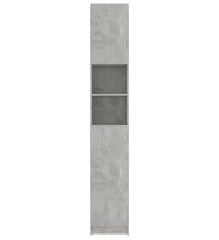 Badezimmerschrank Betongrau 32x25,5x190 cm Holzwerkstoff
