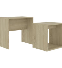 Couchtisch-Set Sonoma-Eiche 48 x 30 x 45 cm Holzwerkstoff
