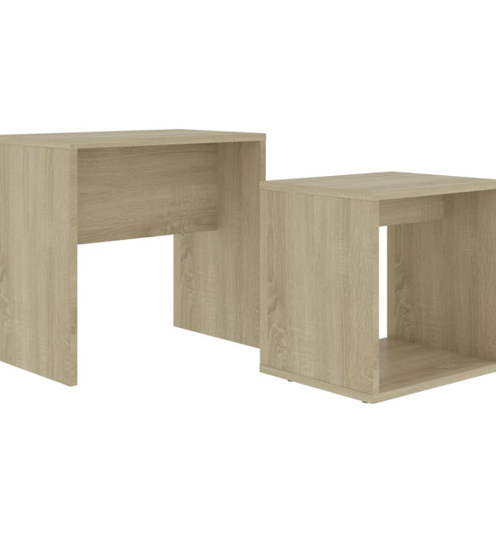 Couchtisch-Set Sonoma-Eiche 48 x 30 x 45 cm Holzwerkstoff