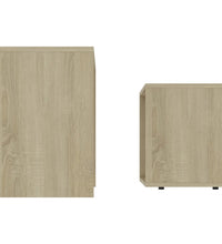 Couchtisch-Set Sonoma-Eiche 48 x 30 x 45 cm Holzwerkstoff