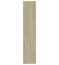 Wandregal Sonoma-Eiche 90x16x78 cm Holzwerkstoff
