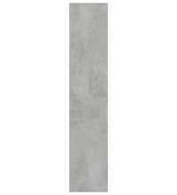 Wandregal Betongrau 90x16x78 cm Holzwerkstoff