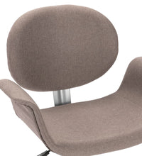 Drehbarer Bürostuhl Taupe Stoff