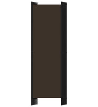 6-tlg. Raumteiler Braun 300x180 cm