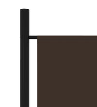 6-tlg. Raumteiler Braun 300x180 cm