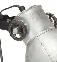Stehlampe 2-flammig Silbern E27 Gusseisen