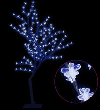 Weihnachtsbaum 128 LEDs Blaues Licht Kirschblüten 120 cm