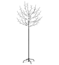 Weihnachtsbaum 200 LEDs Kaltweißes Licht Kirschblüten 180 cm