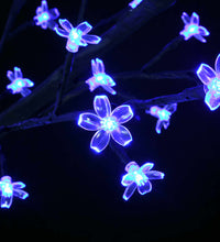 Weihnachtsbaum 600 LEDs Blaues Licht Kirschblüten 300 cm