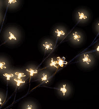 Weihnachtsbaum 2000 LEDs Warmweißes Licht Kirschblüten 500 cm