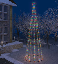 Weihnachtsbaum in Kegelform 752 LEDs Bunt 160x500 cm