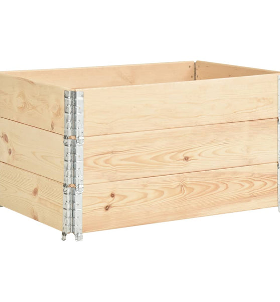 Hochbeete 3 Stk. 50x100 cm Kiefer Massivholz