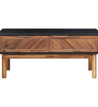 Couchtisch 90x50x40 cm Akazie Massivholz und MDF