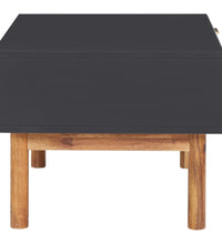 Couchtisch 90x50x40 cm Akazie Massivholz und MDF