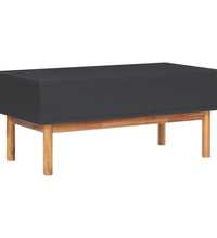 Couchtisch 90x50x40 cm Akazie Massivholz und MDF