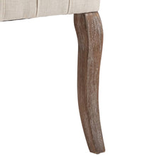 Esszimmerstühle 2 Stk. Beige Leinenoptik Stoff