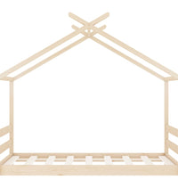 Kinder-Bettgestell Massivholz Kiefer 70x140 cm