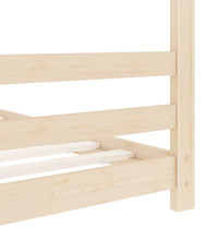 Kinder-Bettgestell Massivholz Kiefer 70x140 cm