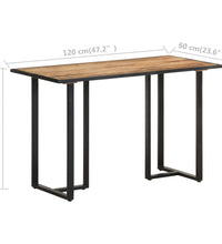 Esstisch 120 cm Raues Mangoholz