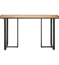 Esstisch 140 cm Raues Mangoholz