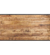 Esstisch 140 cm Raues Mangoholz