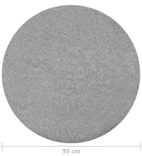 Kunstrasen mit Noppen Durchm. 95 cm Grau Rund