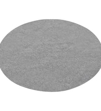 Kunstrasen mit Noppen Durchm. 130 cm Grau Rund