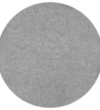 Kunstrasen mit Noppen Durchm. 130 cm Grau Rund