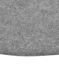 Kunstrasen mit Noppen Durchm. 130 cm Grau Rund