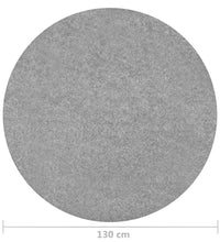 Kunstrasen mit Noppen Durchm. 130 cm Grau Rund