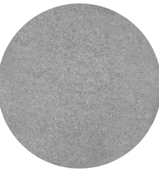 Kunstrasen mit Noppen Durchm. 170 cm Grau Rund