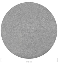 Kunstrasen mit Noppen Durchm. 170 cm Grau Rund