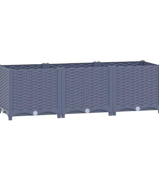Hochbeet 120x40x38 cm Polypropylen