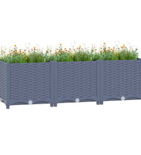 Hochbeet 120x40x38 cm Polypropylen