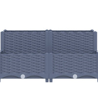 Hochbeet 80x80x38 cm Polypropylen