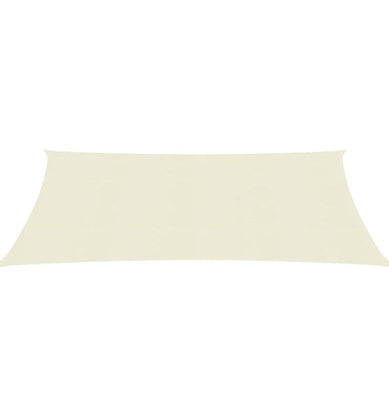 Sonnensegel 160 g/m² Creme 2x3,5 m HDPE