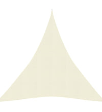 Sonnensegel 160 g/m² Creme 5x6x6 m HDPE