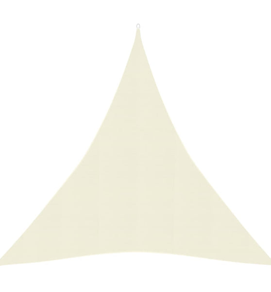 Sonnensegel 160 g/m² Creme 5x6x6 m HDPE