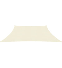 Sonnensegel 160 g/m² Creme 3/4x2 m HDPE