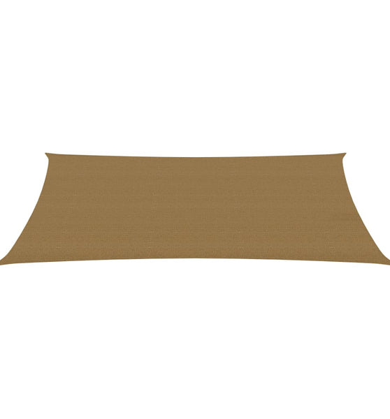 Sonnensegel 160 g/m² Taupe 2x4,5 m HDPE