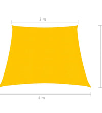 Sonnensegel 160 g/m² Gelb 3/4x3 m HDPE