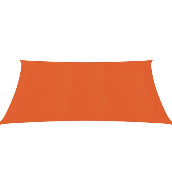 Sonnensegel 160 g/m² Orange 3,6x3,6 m HDPE