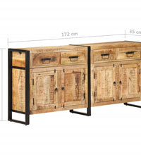 Sideboard 172x35x80 cm Mango Massivholz