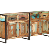 Sideboard 172x35x80 cm Altholz Massiv