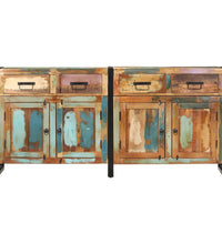 Sideboard 172x35x80 cm Altholz Massiv