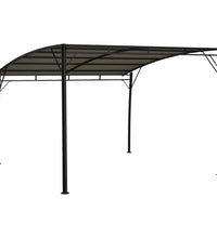 Garten-Sonnenschutz 3x3x2,55 m Taupe