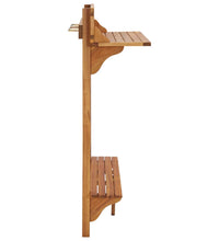 Balkon-Stehtisch 90x37x122,5 cm Massivholz Akazie