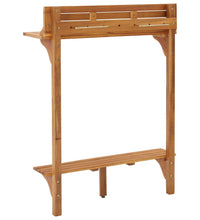 Balkon-Stehtisch 90x37x122,5 cm Massivholz Akazie